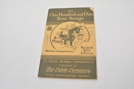 Vintage One Hundred And One Best Songs Music Book Copyright 1951  50th  Edition - £7.72 GBP