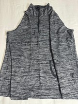 Silverwear Women’s Gray 1/4 Zip Long Sleeve Pockets Pullover Sweatshirt ... - $18.80