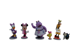 Disney Store figure lot glitter Clarabelle Hilda Hippo Minnie Mouse Daisy Duck  - £15.56 GBP
