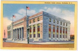 Postcard Rochester Public Library Rochester New York - £1.69 GBP