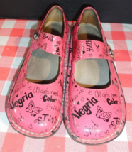 Designer Alegria Barbie Theme Pink And Black Clogs Womens Shoes Size 7 - £18.36 GBP