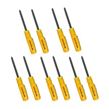 Lutz 2 In 1 Pocket Size Yellow Screwdriver (Pack of 10) - £54.43 GBP