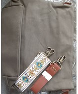 PRETTY SIMPLE Brand Slouchy Hobo Crossbody Bag With 2 Straps Olive Brown... - €25,32 EUR