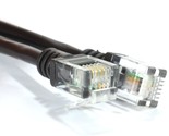 Adsl 2+ High Speed Broadband Modem Cable Rj11 To Rj11 20M (~65 Feet) Black - £17.37 GBP