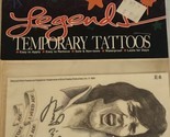 Elvis Presley Legends Temporary Tattoo Elvis With High Collar - £4.66 GBP