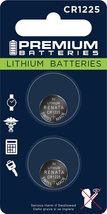 Premium Renata CR1225 Lithium 3V Coin Cell - Swiss Engineered High Capacity Batt - £4.37 GBP