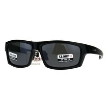 Xloop Sonnenbrille Herren Entspiegelt Rechteckig Umwickeln Sonnenbrille UV 400 - £10.19 GBP