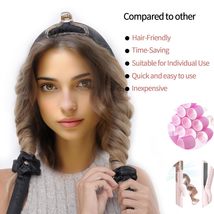 Heatless Hair Curlers for Sleep-In,Satin Curling Rod Headband for Long a... - £10.92 GBP