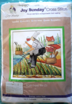 Enjoy Life (2) Cross Stitch Kit Joy Sunday # R749 21x20in / 54x52cm pre-... - $209.52 MXN