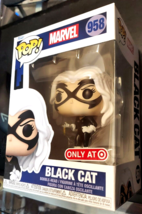 Black Cat 958 Funko Pop spiderman animated series spiderverse mcu spider... - $16.92