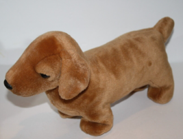 Ty Beanie Buddies Weenie the Dachshund Dog 13" Soft Toy Brown Plush Stuffed 1999 - $12.60