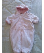 TU very thick warm soft fur snowsuit pramsuit age 0-3 month 56-62cm pink - $9.46