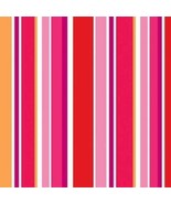 Set of 2 Hearts &amp; Stripes Valentine Paper Beverage Napkins 18 Per Pack, ... - €8,55 EUR