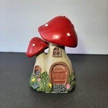 Fairy Garden Forest Mushroom Figurine 5&quot; Whimsical Garden Lawn Home Decor - £6.37 GBP