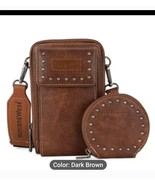 New Montana West Studded Tan Crossbody Purse - $32.40