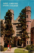 Postcard Vtg Pennsylvania West Chester State College Philips Memorial Hall (A11) - £4.70 GBP