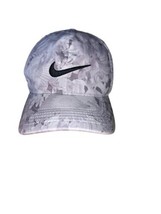 Nike Classic 99 Dry Fit Floral Hat Cap Black Swoosh StrapBack Spellout O... - £12.89 GBP