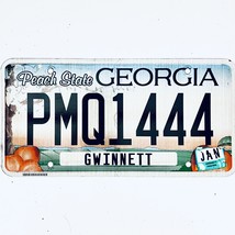 2017 United States Georgia Gwinnett County Passsenger License Plate PMQ1444 - $18.80