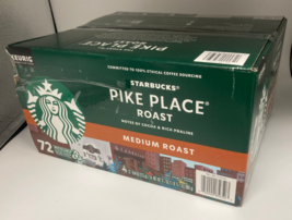 Starbucks Pike Place Coffee - Medium Roast - K-Cups - 72 count - £47.95 GBP