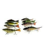 Fishing Lures Life Like Swimming Bass,Trout, AI 6 Segment Jointed Swimba... - $505.25 MXN