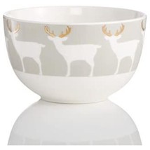 Martha Stewart Collection Stag Cereal Soup Bowls Set of 4 - $25.99