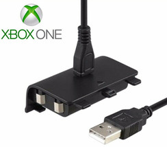 Xbox One Rechargeable Controller Battery + USB Charger Cable With FREE S... - £11.75 GBP