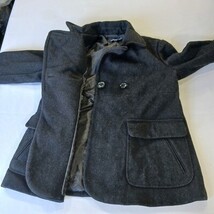 Gap RN#54023 Women's Black Wool Blend Buttons Coat Jacket Pockets Size Medium image 14