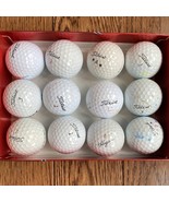 Dozen Golf Balls 11 Titleist 1 Hogan Cleaned and Boxed Used Pre-Owned in... - £11.45 GBP