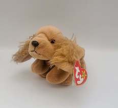 Spunky the Cocker Spaniel Ty Beanie Baby 1997 Retired With Tag Errors PVC - £156.73 GBP