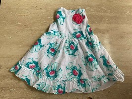 Penelope Mack Floral Print Dress Baby Size 6-9 Months Spring Easter Summer - £6.12 GBP