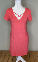 umgee NWT women’s MIDI t shirt dress Size M Pink C8 - £10.61 GBP