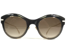 Omega Sunglasses OM 0023-H 05G Brown Gold Round Cat Eye Frames w/ Brown Lenses - £183.70 GBP