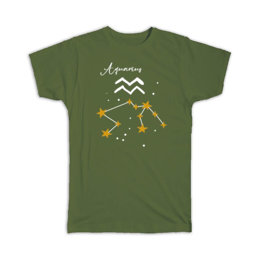 Aquarius Constellation : Gift T-Shirt Zodiac Sign Horoscope Astrology Birthday S Item image 4