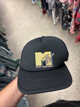 2023 American Eagle MTV Trucker Hat SnapBack One Size Black - $13.54 CAD