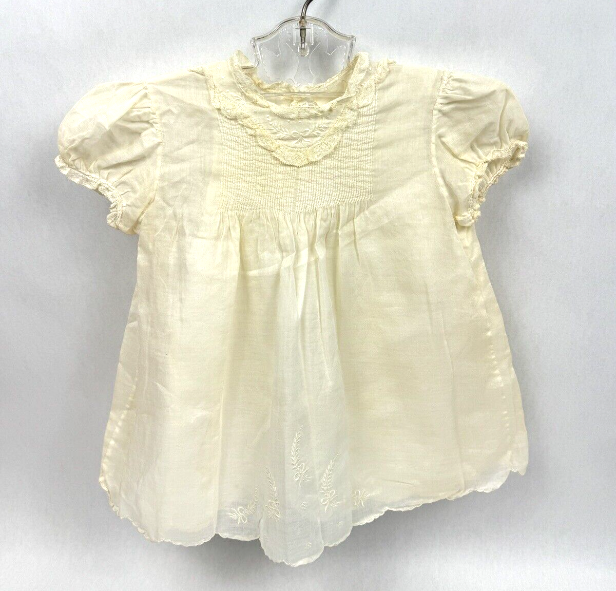 Vintage Girls Dress Size 6 Feltman Brothers Embroidered Lord &amp; Taylor  - £19.73 GBP