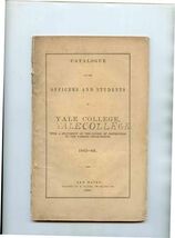 Catalogue of the Officers and Students of Yale College 1965-66 New Haven CT - $97.02