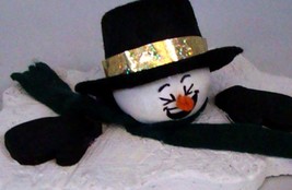 Laughing Melting Snowman Holiday Decor - £20.56 GBP