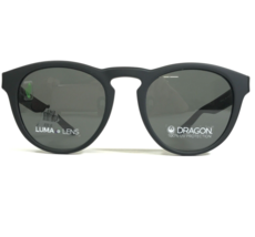Dragon Sonnenbrille OPUS LL 002 Matt Schwarz Rund Rahmen mit Linsen 51-21-140 - £51.06 GBP