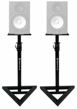 (2) Rockville Adjustable Studio Monitor Speaker Stands For Yamaha HS5 Monitors - £87.92 GBP