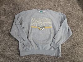 Wayne State University Y2K Champion Sweatshirt Mens Sz XL Detroit Michig... - $39.60
