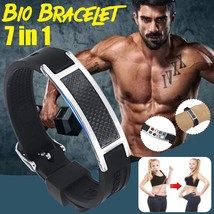 8 in 1 Titanium Magnetic Energy Armband Power Bio Bracelet Health Pain Relief Ma - £20.50 GBP