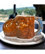 Universal Studios Jurassic World Ceramic T-Rex Head Coffee Mug 3D By Zak! - $228.43 MXN