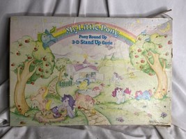 1983 MY LITTLE PONY PONY ROUND UP 3-D STAND UP BOARD GAME BY WARREN &amp; HA... - $19.80