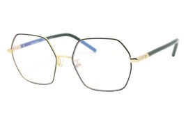 Tory Burch 1072 3315SB Gold Green Women&#39;s Eyeglasses Blue Block 54-17-140 W/Case - £80.38 GBP