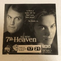 7th Heaven Tv Guide Vintage Print Ad Stephen Collins Barry Watson Jessica Tpa6 - £4.57 GBP