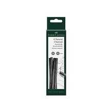 Faber Castell Pitt 7-12mm Natural Charcoal Sticks (Pack of 6)  - £15.70 GBP