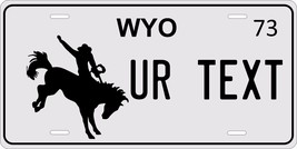 Wyoming 1973 License Plate Personalized Custom Auto Bike Motorcycle Mope... - £8.63 GBP+