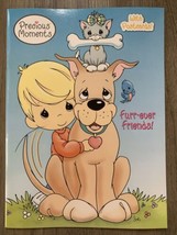 Vintage 2003 Precious Moments Furr-ever Friends Coloring Book Golden Books NEW - £9.48 GBP