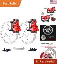 Durable Bike Disc Brake Kit: Stainless Steel, Aluminum, Includes 160mm R... - $43.23