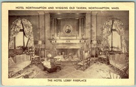 Hotel Northampton and Wiggins Old Tavern Wiggins MA UNP Litho Postcard C14 - £2.05 GBP